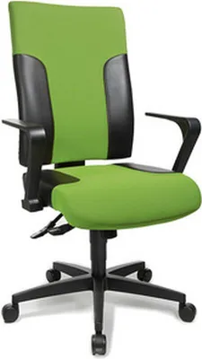 Produktbild von Topstar Bürodrehstuhl "Two 20" grün / schwarz (ohne Armlehnen)