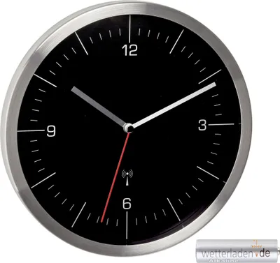 Produktbild von TFA 60.3544.01 Funk-Wanduhr geräuscharm analog 245 mm Funkuhr : mit Batterie
