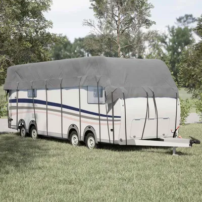 Obrázok produktu pre Strešná plachta na karavan sivá 900x300 cm netkaná textília
