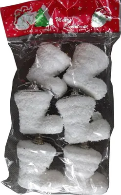 Obrázek produktu pro Sada 6 miniaturních sněhových bot na přívěsky