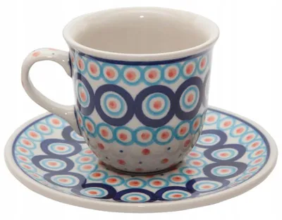 Image de Ceramika Artystyczna Tasse à café 180 ml Bolesławiec Vintage