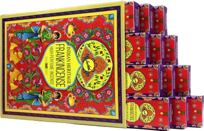 Produktbild von Indian Heritage Räucherstäbchen Weihrauch Frankincense 12x15gr indische Duftmischung