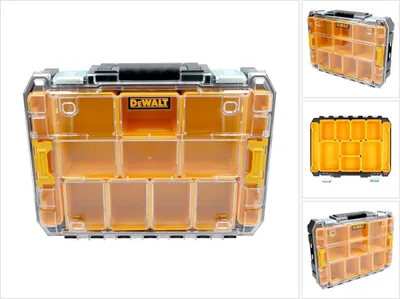 Produktbild von DeWALT DWST82968-1 Organizer, TSTAK™ Sytem,  43,7 x 34 x 11,6 cm, 7,8 l, IP54