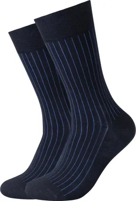 Produktbild von Camano Men Fashion Socks 2p black schwarz 39/42