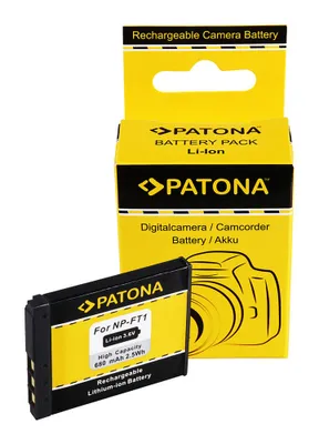 Produktbild von PATONA Akku passend für Sony NP-FT1 Cyber-shot DSCT1 DSC-T1 DSCT10 DSC-T10 DSCT11 – 3,6 Volt 680 mAh