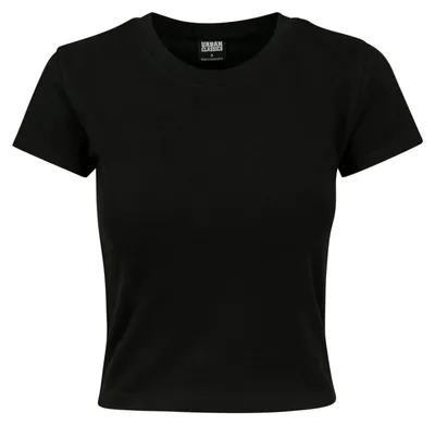 Immagine prodotto di Urban Classics - Maglietta corta elasticizzata da donna TN521 (5XL) (Nero)