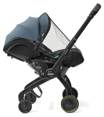 Produktbild von Doona X Insektennetz Schwarz für Autositz/Kinderwagen mit sicherem Halt