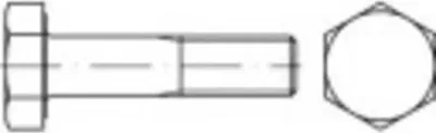 Productafbeelding van Toolcraft 146866: Zeskantbout, schroef M24, 165 mm, staal, verzinkt