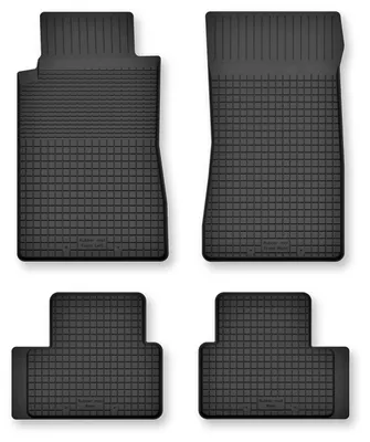 Produktbild von Gummifußmatten 4er Set universell für: Mercedes W211 4Matic Limousine, Kombi (2003-2009)