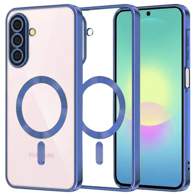 Produktbild von Techsuit – , kristallartige MagSafe-Hülle für Samsung Galaxy A27 5G – Dunkelblau