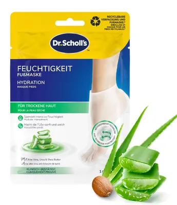 Produktbild von Scholl 3158310, Unisex, Feuchtigkeitsspendend, Nährend, Regenerierend, Socken, trockene Haut, Universal, 24 h, Aqua, Glycerin, Urea, Hydrogenated Polyisobutene, Glyceryl Stearate, Dimethicone, Stearyl Alcohol,...