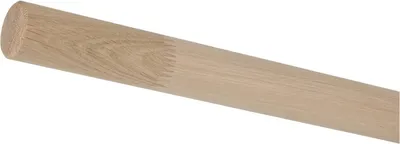 Produktbild von TIBU Eiche Holz Handlauf keilgezinkt unbehandelt Geländer 0,3m - 6m, Länge 50 cm ohne Halter