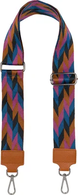 Produktbild von styleBREAKER Breiter Taschen Schulterriemen verstellbar mit Rauten Muster, Wechsel Taschengurt, Handyband, Handykette 02013031