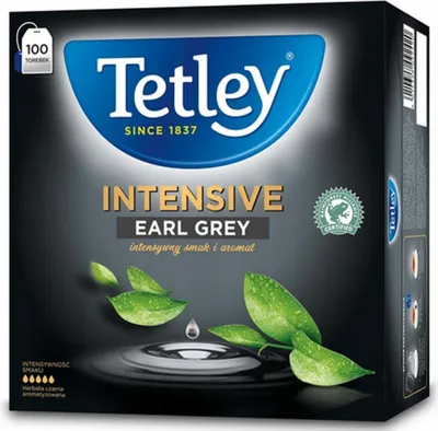 Zdjęcie produktu dla Herbata Tetley Intensive Earl Grey 100 torebek x 2g