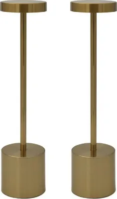 Produktbild von Luxus - Tischlampe Touch - Emilie - Gold - H21 x Ø8