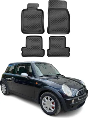 Immagine prodotto di 2001-2013 Mini Cooper tappetini TPE nero 4 pz