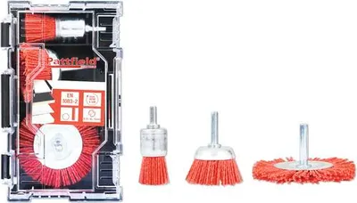 Produktbild von Nylonbürsten Set Pattfield 3 tlg., Rundschaft