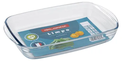 Produktbild von LIMPO Rechteckige, hitzebeständige Glasauflaufform 35 x 23 x 6 cm, 2,6 l