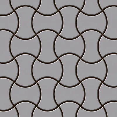 Imagen del producto de Azulejo mosaico de Acero inoxidable mate 1,6mm Infinit-S-S-MA Karim Rashid