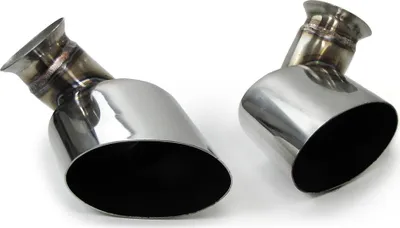 Produktbild von Auspuff Endrohre Edelstahl oval 115*85 mm für Porsche 911 996 98-01 3.4 221kw