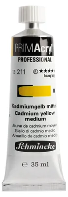 Produktbild von Kadmiumgelb mittel 35ml - PRIMAcryl Acrylfarbe Schmincke 13 211 009