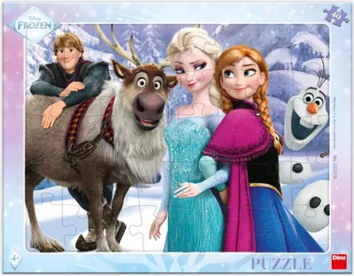 Produktbild von DINO Puzzle Ledov krlovstv: Unterwegs 40 dlks