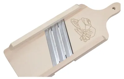 Obrázek produktu pro Ruční kuchyňský kráječ PRO KOHL 40 cm struhadlo 3 OCELOVÉ NOŽE S RYTINOU