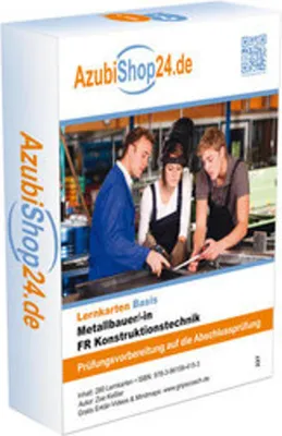 Image de Lernkarten Metallbauer /in FR Konstruktionstechnik Lernkarten Prüfungsvorbereitung