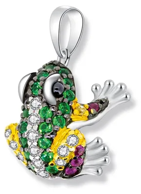 Produktbild von Seinerzeit Silber 925 Anhänger Freddy Frosch SZA-3990-140 Zirkonia