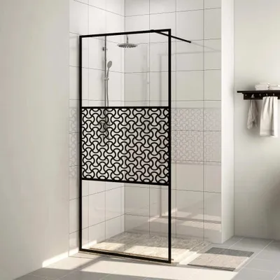 Produktbild von "im Angebot" Duschwand für Begehbare Dusche mit Klarem ESG Glas 80x195 cm - Duschabtrennungen CC935