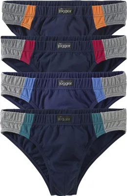 Produktbild von LE JOGGER Slip 4 er-Pack marine Größe 5