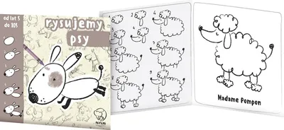 Produktbild von Malbuch "Wir zeichnen Hunde" Monumi