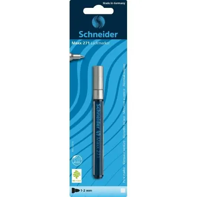 Produktbild von Schneider Lackmarker Maxx 271 silber, Blisterkarte mit 1 Stück
