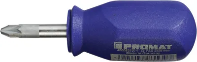 Produktbild von Schraubendreher Gre PZD 2 Klingenlnge 25 mm 1-Komponentengriff Rundklinge