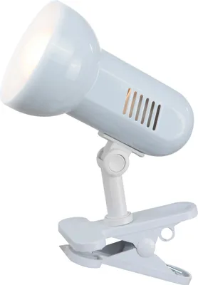 Produktbild von Klemmleuchte schwenkbar mit LED Klammerleuchte Weiß, Schreitischlampe Leselampe