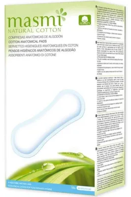 Immagine prodotto di Asciugamani igienici biologici Classic 100% Cotonelogico Masmi 1X16 pz