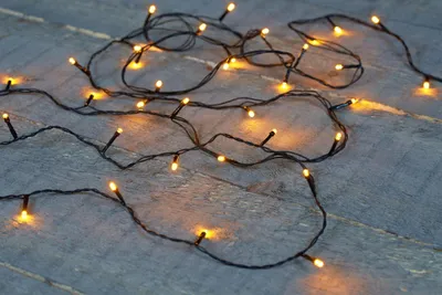 Produktbild von Anna's Collection Lichterkette 80 Glow LEDs 8m Schwarz mit Zeitschaltuhr für Weihnachtsbeleuchtung