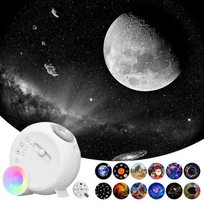 Obrázek produktu pro Projektor galaxie s funkcí meteoritu | 13 kazet se snímky ve 4K kvalitě a Bluetooth reproduktor
