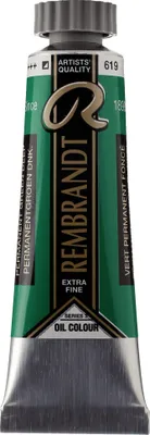 Produktbild von Rembrandt Ölfarbe Tube 15 ml Permanentgrün Dunkel 619
