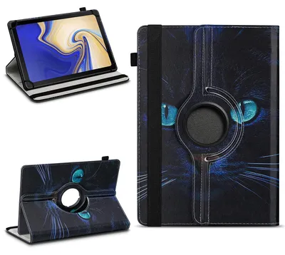 Produktbild von Tablet Hülle Samsung Galaxy Tab S4 10.5 Tasche Schutzhülle Case Cover DrehbarFarben:Motiv 3