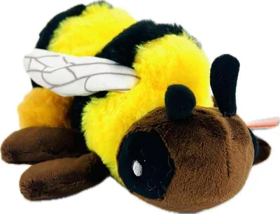 Produktbild von IMKERSHOP Plüschbiene 23cm | Öko Kuscheltier aus recycelten Materialien | Weiches Stofftier & Maskottchen, Geschenk für Kinder & Bienenfreunde