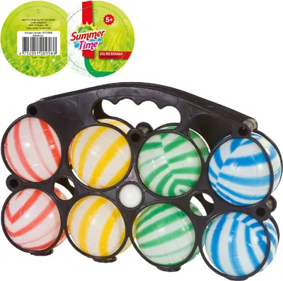 Image de Summertime | Set de pétanque | En plastique, avec 8 boules et un cochonnet