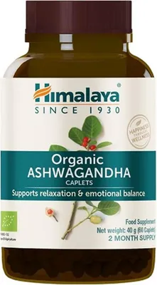 Productafbeelding van Himalaya Biologisch Ashwagandha, 60 capsules