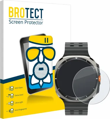 Produktbild von BROTECT Entspiegelungs Schutzglas für Samsung Galaxy Watch Ultra / Ultra 2 (47 mm) Schutzfolie Panzer Folie Glas Display Schutz matt