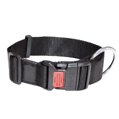 Zdjęcie produktu dla Karlie ASP Obroża regulowana - czarna - 25 mm, 45-65 cm