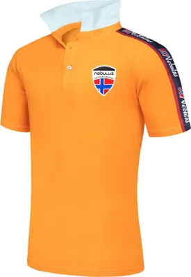 Productafbeelding van Nebulus Poloshirt BELA, herenmodel, shirt, sweater, polo, P5311 - heren, oranje, maat XL