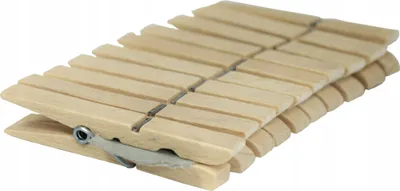 Zdjęcie produktu dla SPINACZE KLAMERKA drewniany buk 10szt eko 7cm