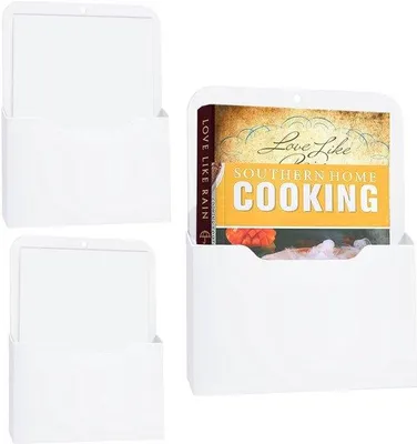 Obrázok produktu pre Magnetické organizéry, 3-dielne, multifunkčné, na papier, účty a potvrdenky, biele