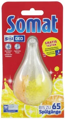 Produktbild von SOMAT Spülmaschinendeo Duo-Perls Zitrone&Orange