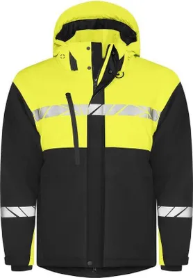 Immagine prodotto di Projob - Giacca softshell "Progression" da uomo UB1293 (L) (Nero/Giallo)